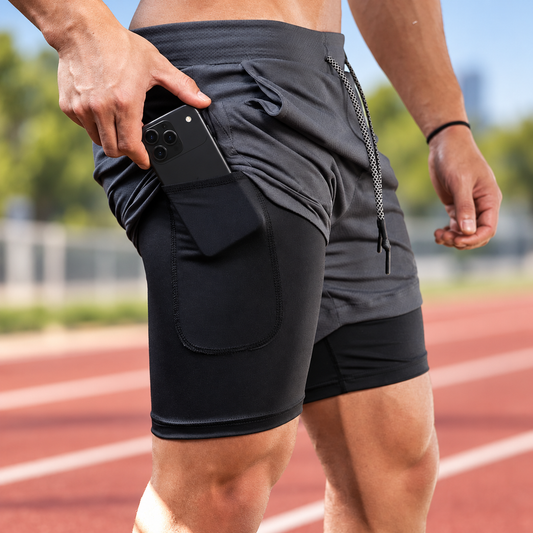 Avenor Men's 2-in-1 Running Shorts